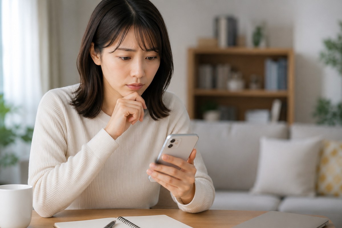 スマホの料金プランで悩む人