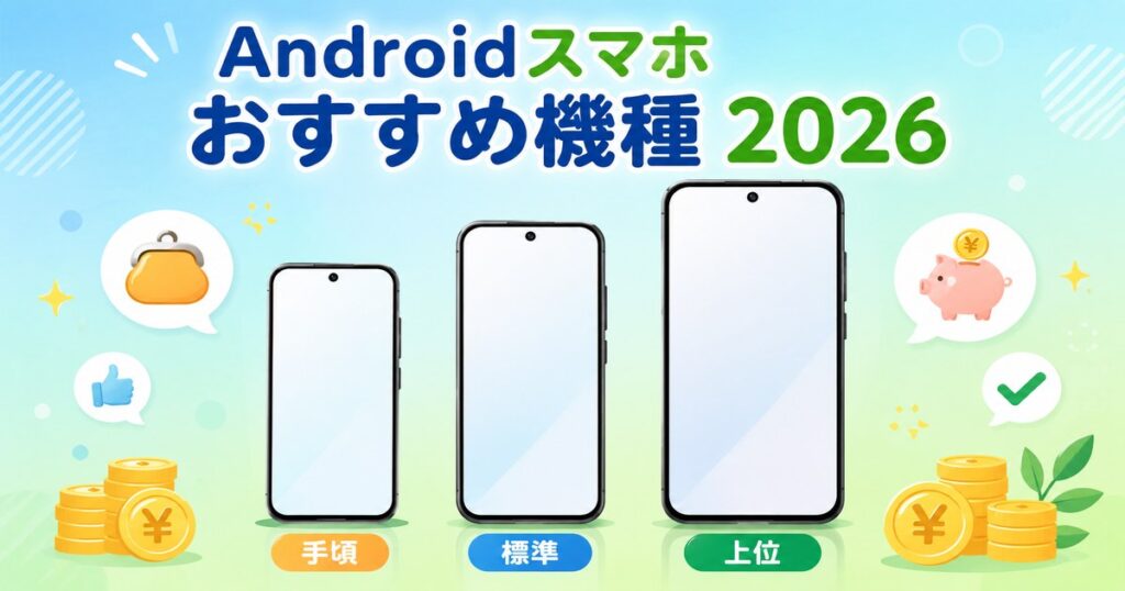 価格帯別Androidスマホおすすめ機種アイキャッチ