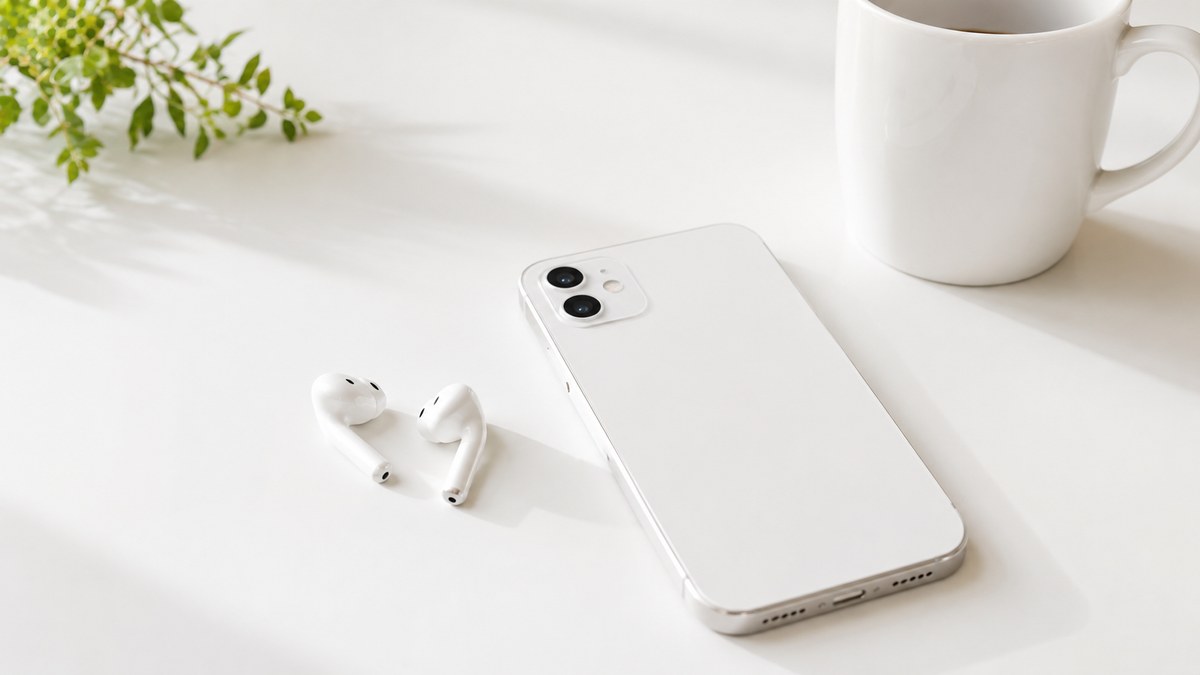 スマートフォンを手に持って操作している写真