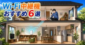 Wi-Fi中継機おすすめ6選の記事アイキャッチ