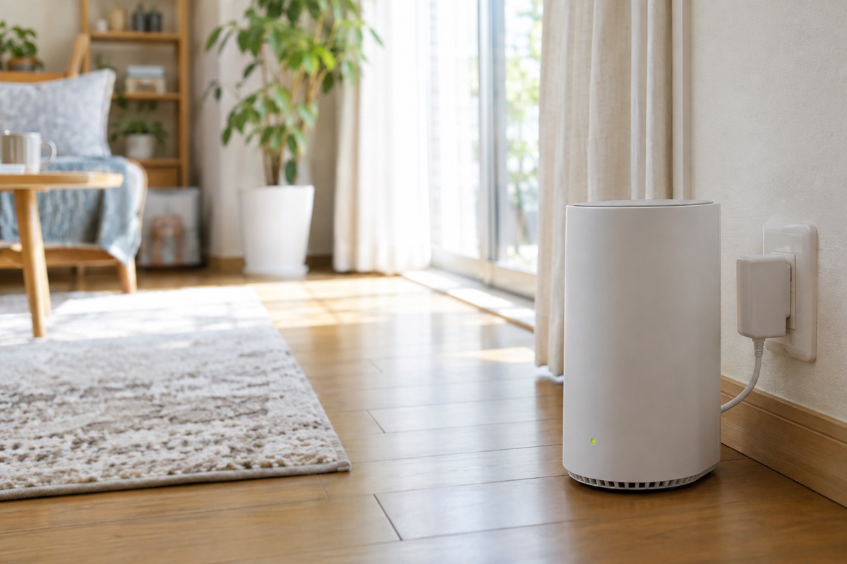 コンセントに挿して使う据え置き型のルーター