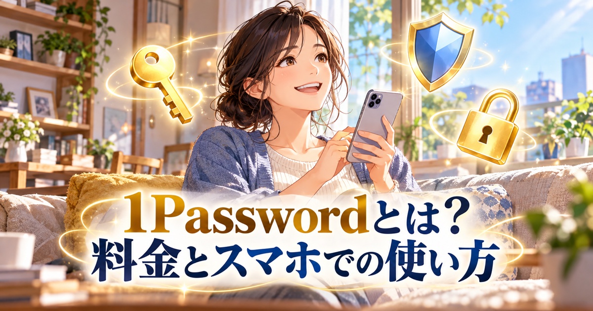 1Passwordとは？料金とスマホでの使い方のアイキャッチ